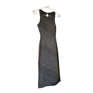 Gray Midi Dress January 7 Small